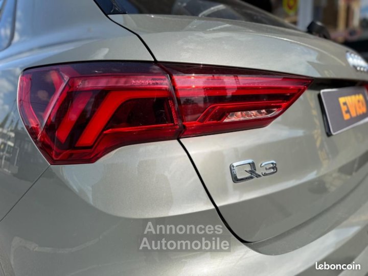 Audi Q3 15 35 TFSI 150 S line S-TRONIC PREMIERE MAIN ENTRETIEN CONSTRUCTEUR CARPLAY FAIBLE KIL - 15