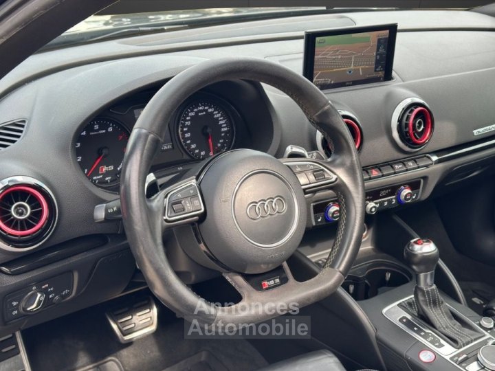 Audi RS3  25 TFSI quattro S tronic – 367 ch, Caméra, Toit Ouvrant,  Sièges Chauffants - 8