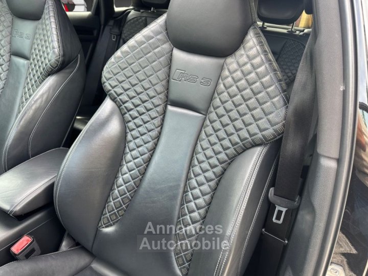 Audi RS3  25 TFSI quattro S tronic – 367 ch, Caméra, Toit Ouvrant,  Sièges Chauffants - 9