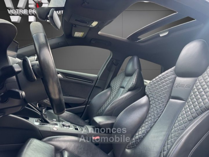 Audi RS3  25 TFSI quattro S tronic – 367 ch, Caméra, Toit Ouvrant,  Sièges Chauffants - 10