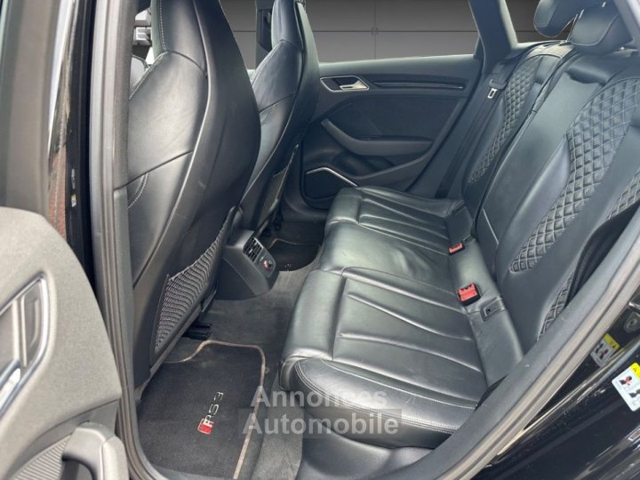 Audi RS3  25 TFSI quattro S tronic – 367 ch, Caméra, Toit Ouvrant,  Sièges Chauffants - 12