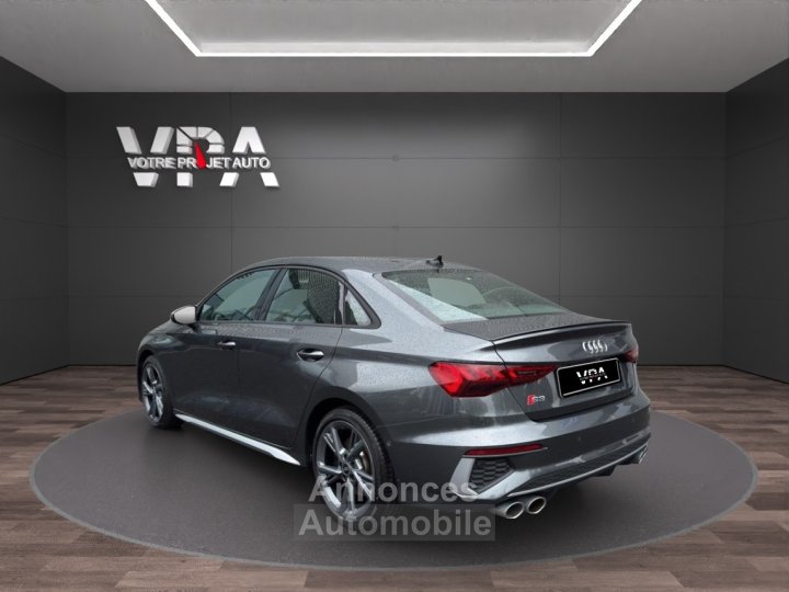 Audi S3 Berline 20 TFSI Quattro | 310 ch | Virtual Cockpit | LED | ACC | Sièges chauffants - 4