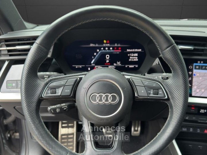 Audi S3 Berline 20 TFSI Quattro | 310 ch | Virtual Cockpit | LED | ACC | Sièges chauffants - 10