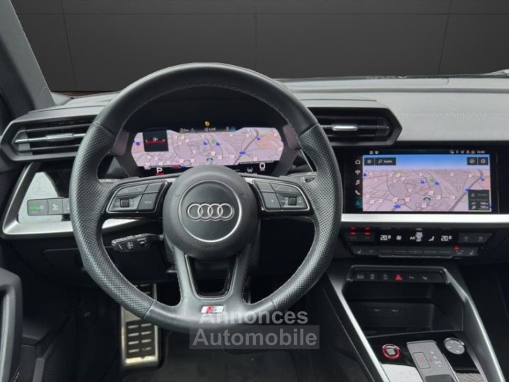 Audi S3 Berline 20 TFSI Quattro | 310 ch | Virtual Cockpit | LED | ACC | Sièges chauffants - 12
