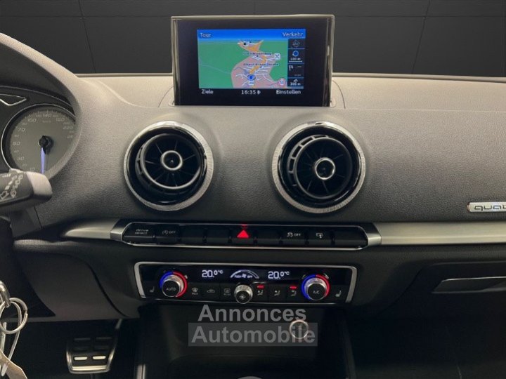 Audi S3 Sportback · 20 TFSI · 300 ch · quattro · Bi-Xénon · Sièges chauffants - 13