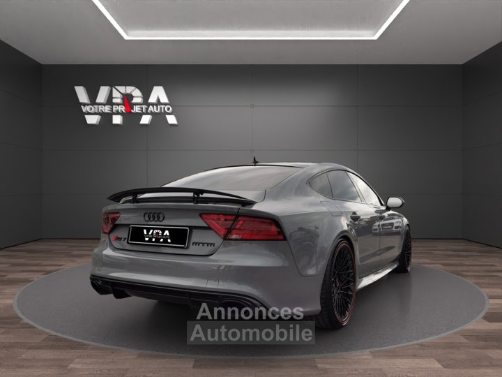 Audi RS7 Sportback · 40 TFSI · Quattro · Carbone · Ligne Milltek · Sièges électriques à mémoire - 7