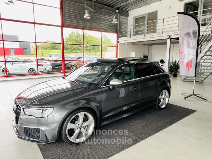 Audi RS3 SPORTBACK 2,5 TFSI 367 S-TRONIC 7 QUATTRO TOIT PANORAMIQUE GPS CAMERA KEYLESS HIFI BANG&OLUFSEN - 1