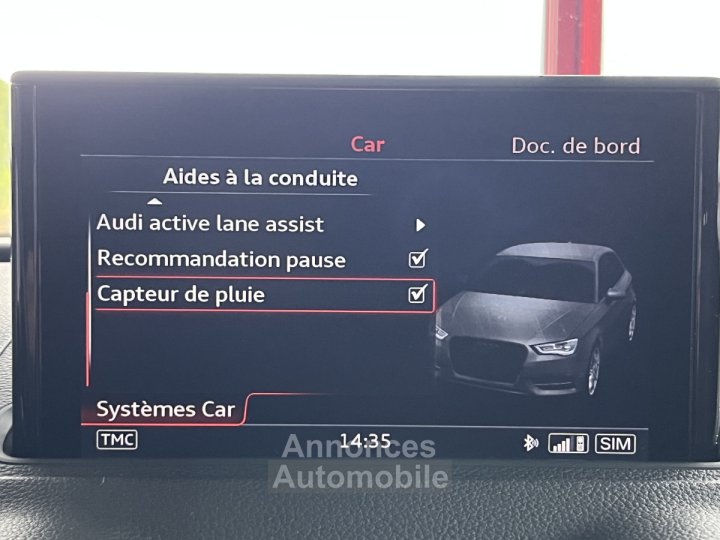 Audi RS3 SPORTBACK 2,5 TFSI 367 S-TRONIC 7 QUATTRO TOIT PANORAMIQUE GPS CAMERA KEYLESS HIFI BANG&OLUFSEN - 10