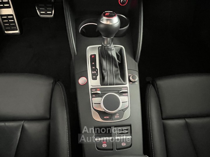 Audi RS3 SPORTBACK 2,5 TFSI 367 S-TRONIC 7 QUATTRO TOIT PANORAMIQUE GPS CAMERA KEYLESS HIFI BANG&OLUFSEN - 14