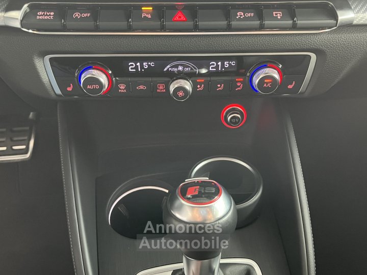 Audi RS3 SPORTBACK 2,5 TFSI 367 S-TRONIC 7 QUATTRO TOIT PANORAMIQUE GPS CAMERA KEYLESS HIFI BANG&OLUFSEN - 15