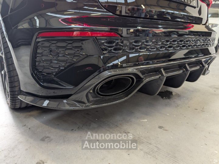 Audi RS3 SPORTBACK 8Y - 25k de préparations - ECHAPP MILTEK - INTERCOOLER AIRTEC - ADMISSION EVENTURI CARBON - 38