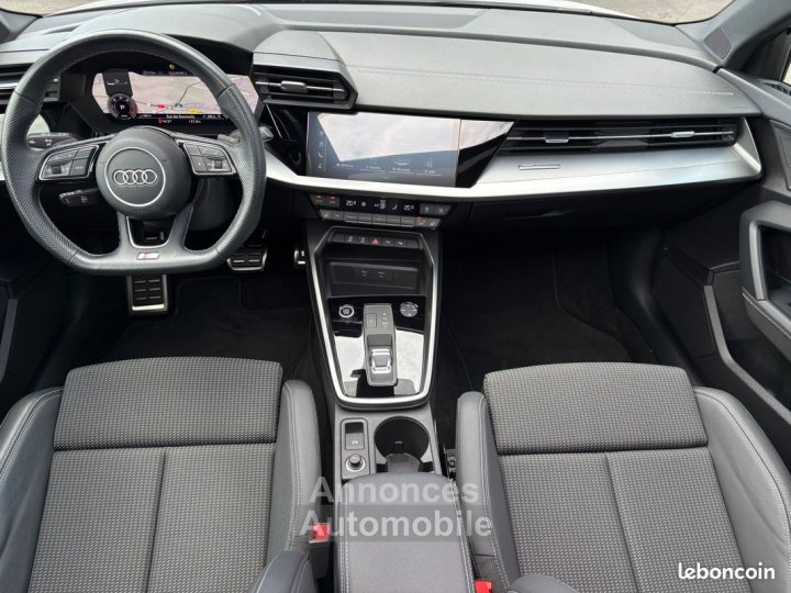 Audi A3 Limousine TDI 150CH S-Line S-tronic Garantie 6 ans Suivi complet Toit ouvrant Feux matrix Led Volant méplat Keyless 539-mois - 4