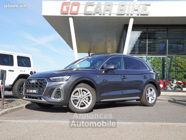 Audi Q5 TDI 20L 163CH S-Tronic Toit ouvrant Garantie 6 ans Attelage amovible Hayon électrique Caméra de recul Sièges chauffants Feux LED Apple Carplay Androi - 1