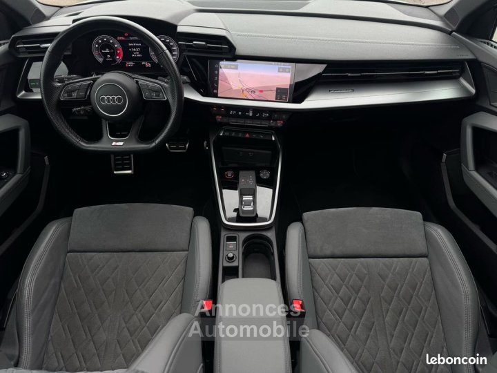 Audi S3 Berline Malus payé TFSI 310CH S-Tronic 7 Quattro Garantie 6 ans Toit ouvrant panoramique Sono Bang & Olufsen Black Pack 18P 609-mois - 4