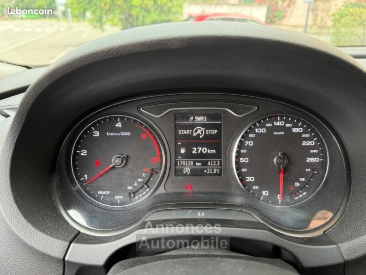 Audi A3 Sportback 16 TDI 110-RADAR DE RECUL-GARANTIE 6 MOIS - 18