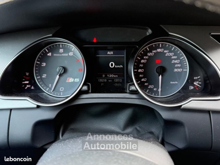 Audi S5 Sportback 30 TFSI 335 S-LINE- QUATTRO S-TRONIC BVA-GARANTIE 6 MOIS - 15