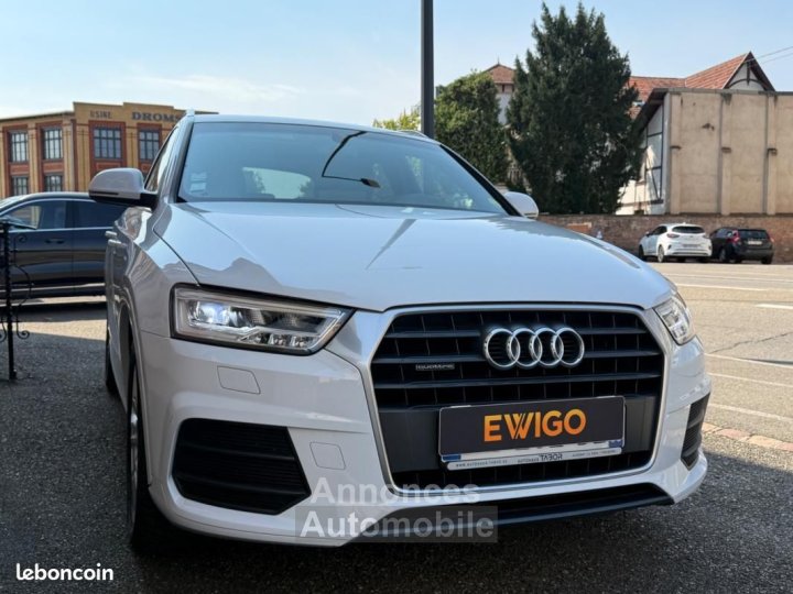 Audi Q3 20 TDI 150 S-LINE-TOIT OUVRANT- QUATTRO S-TRONIC BVA-GARANTIE 6 MOIS - 7