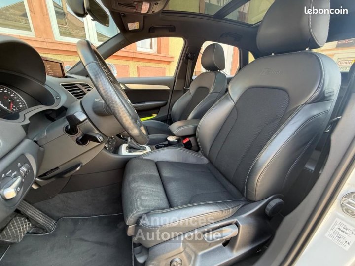 Audi Q3 20 TDI 150 S-LINE-TOIT OUVRANT- QUATTRO S-TRONIC BVA-GARANTIE 6 MOIS - 8