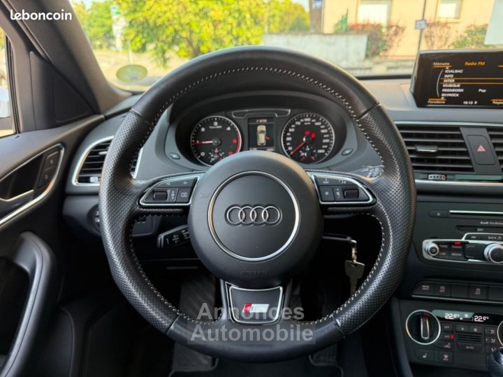 Audi Q3 20 TDI 150 S-LINE-TOIT OUVRANT- QUATTRO S-TRONIC BVA-GARANTIE 6 MOIS - 14