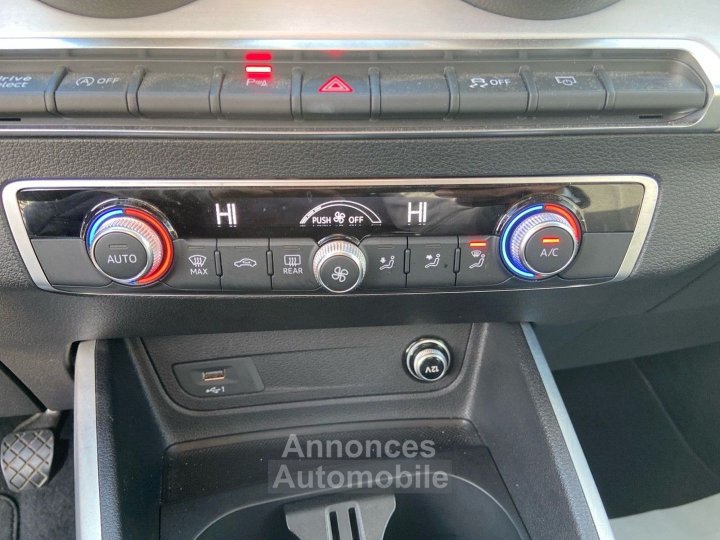 Audi Q2 30 TFSI 110 BV6 S LINE Ext GPS Caméra JA 18" - 20