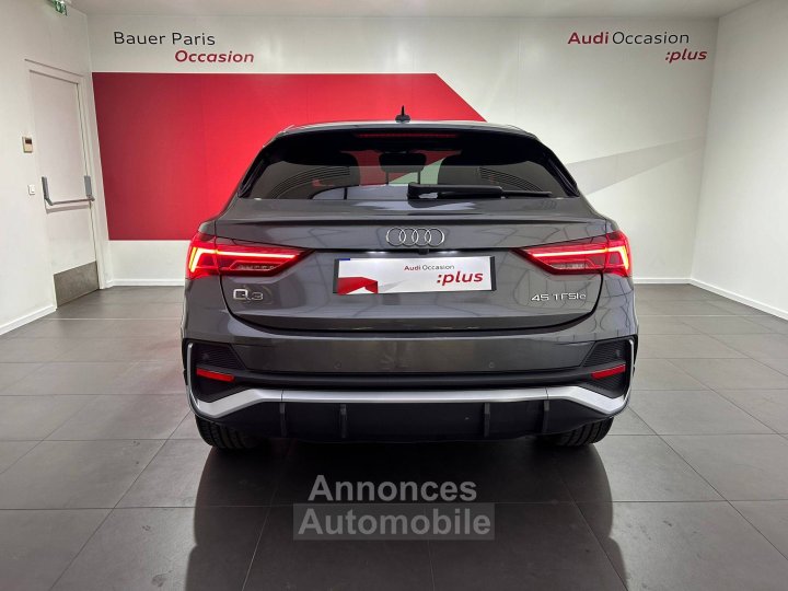 Audi Q3 Sportback 45 TFSIe  245 ch S tronic 6 S line - 4