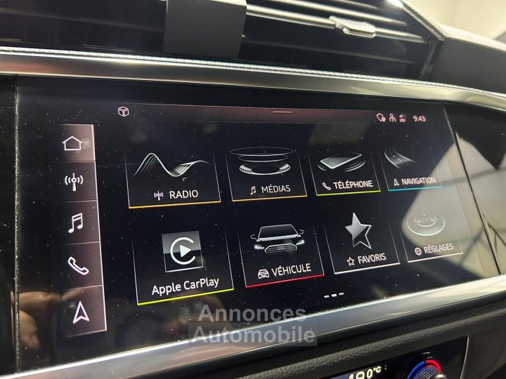 Audi Q3 Sportback 45 TFSIe  245 ch S tronic 6 S line - 29
