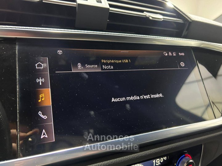 Audi Q3 Sportback 45 TFSIe  245 ch S tronic 6 S line - 31