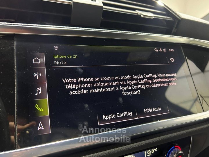 Audi Q3 Sportback 45 TFSIe  245 ch S tronic 6 S line - 32