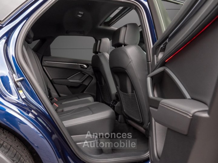 Audi Q3  Sportback · 45 TFSI e · 245 ch · S-Line · Toit pano &amp; Ouvrant - Virtual Cockpit - 16