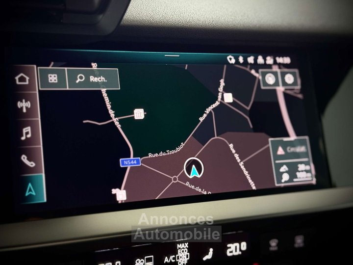 Audi A3 Sportback 10TFSI SPORT-COCKPIT-CUIR-CARPLAY-PDC - 14
