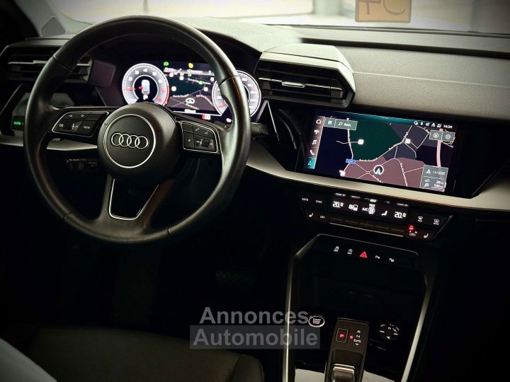 Audi A3 Sportback 10TFSI SPORT-COCKPIT-CUIR-CARPLAY-PDC - 16