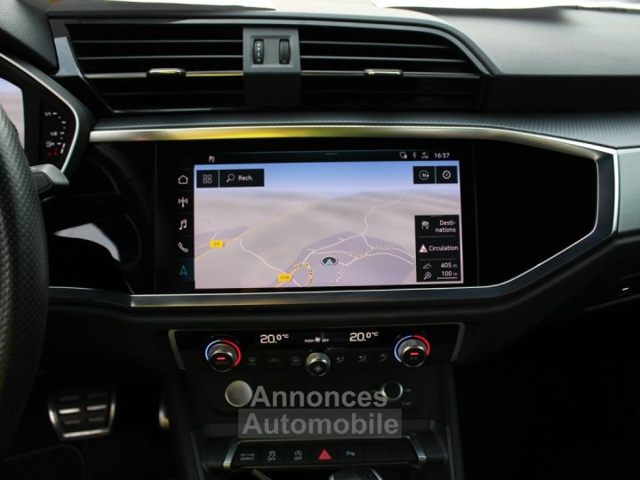 Audi Q3 Sportback S-LINE 35 TFSI 150 CV GPS 3D CAMÉRA RÉGULATEUR FULL LED USB JA 18 BOITE S-TRONIC - 20