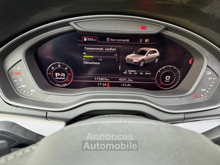 Audi Q5 20 TDI 163 S tronic 7 Quattro Design Luxe / HAYON ELECTRIQUE / TOIT OUVRANT PANORAMIQUE / DRIVE SELECT / GARANTIE 12 MOIS - 15