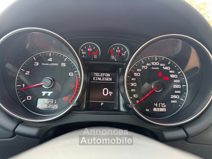 Audi TT Roadster 20TFSI 211 Quattro Sline Stronic 6 SIEGES CHAUFFANTS/CAMERA/SIEGES ELECTRIQUES - GARANTIE 12 MOIS - - 15