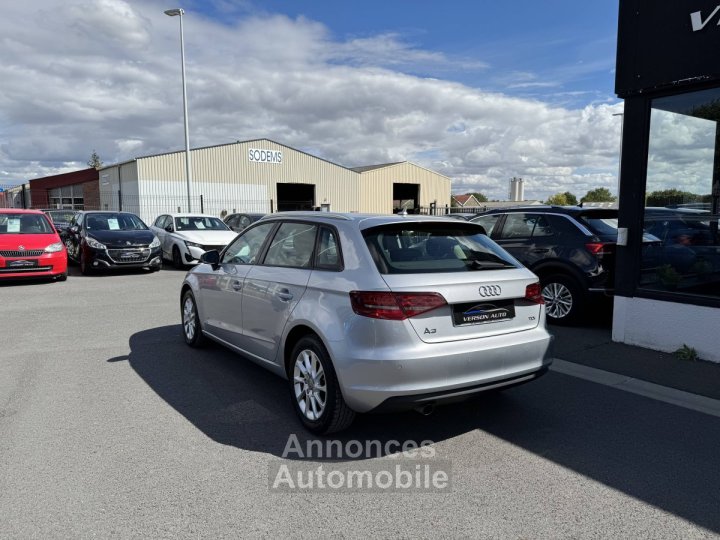 Audi A3 Sportback 16 TDI 110 GPS TEL CLIM REGULATEUR - 3