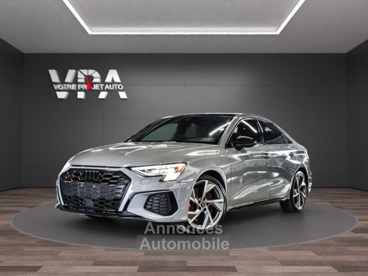 Audi S3  · 20 TFSI · 306 ch · Technik · Quattro · Nardo Grey ·  Virtual Cockpit - 1