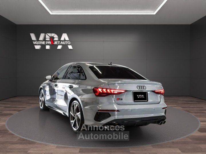 Audi S3  · 20 TFSI · 306 ch · Technik · Quattro · Nardo Grey ·  Virtual Cockpit - 4