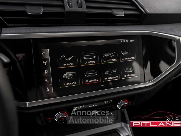 Audi Q3 35 TFSi Advanced VIRTUAL COCKPIT CUIR SIDE+LAN - 14