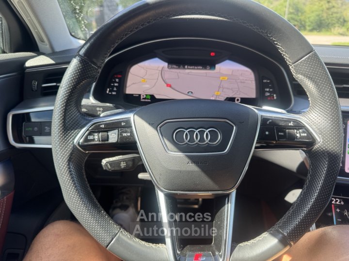 Audi S6 Audi S6 AVANT 30 TDI 349 MILD HYBRID QUATTRO TIPTRONIC TVA RÉCUPÉRABLE 1°MAIN SUIVIE 100% AUDI CT VIERGE B&O 3D MATRIX HD - 14
