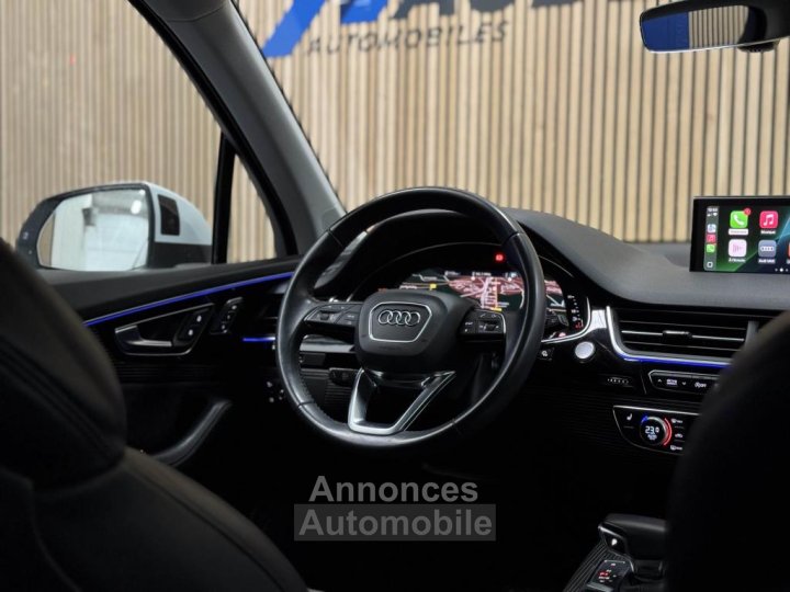 Audi Q7 V6 30 TDI 272 CH Tiptronic 8 AVUS EXTENDED PACK SLINE Quattro - 19
