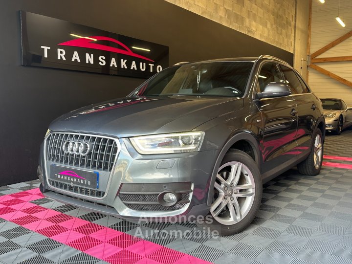 Audi Q3 20 TDI 140ch - Finition S line - Audio BOSE - Distribution Réalisé - Gtie 3 mois - 1