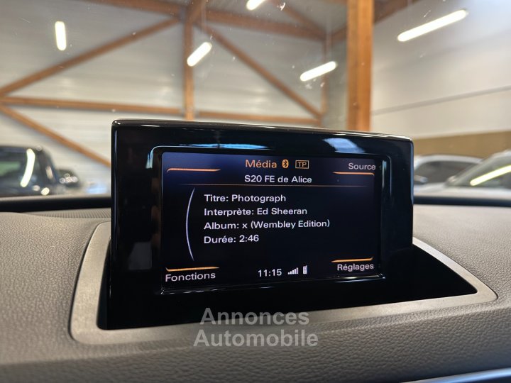 Audi Q3 20 TDI 140ch - Finition S line - Audio BOSE - Distribution Réalisé - Gtie 3 mois - 20