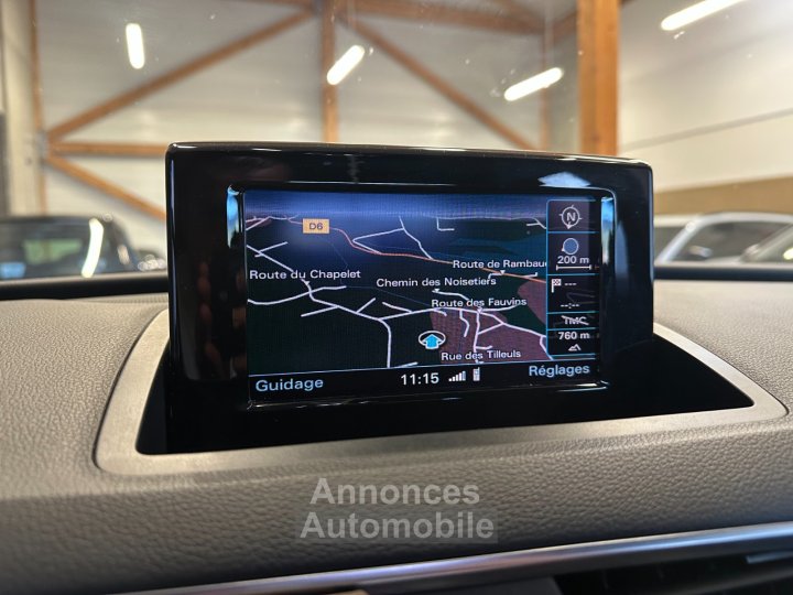 Audi Q3 20 TDI 140ch - Finition S line - Audio BOSE - Distribution Réalisé - Gtie 3 mois - 22