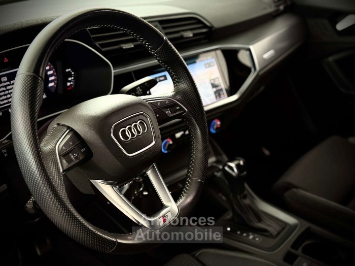 Audi Q3 15TFSI FULL S-LINE-COCKPIT-CAMERA-ATTELAGE-PDC - 12