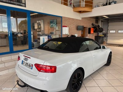 Audi A5 Cabriolet 30 V6 TDI S TRONIC QUATTRO 245CH LINE LED-GPS-CUIR ELECT-JANTES 18-ATTACHE REMORQUE   - 5