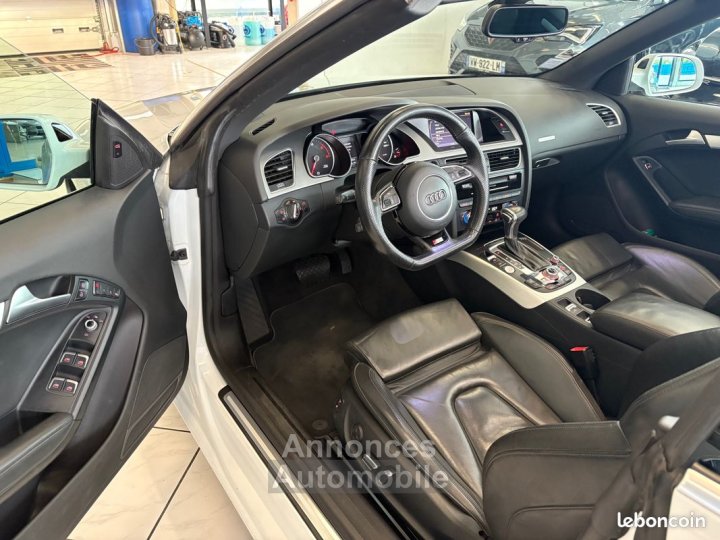 Audi A5 Cabriolet 30 V6 TDI S TRONIC QUATTRO 245CH LINE LED-GPS-CUIR ELECT-JANTES 18-ATTACHE REMORQUE - 6