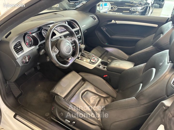 Audi A5 Cabriolet 30 V6 TDI S TRONIC QUATTRO 245CH LINE LED-GPS-CUIR ELECT-JANTES 18-ATTACHE REMORQUE - 7