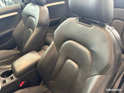 Audi A5 Cabriolet 30 V6 TDI S TRONIC QUATTRO 245CH LINE LED-GPS-CUIR ELECT-JANTES 18-ATTACHE REMORQUE   - 8