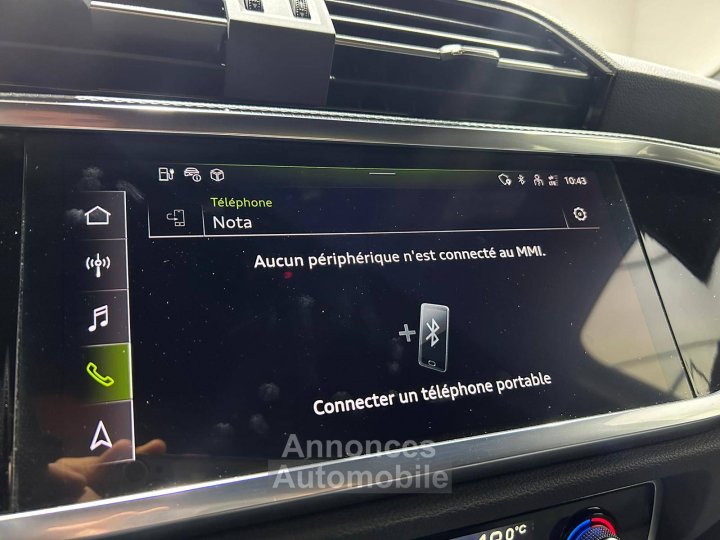 Audi Q3 45 TFSIe 245 ch S tronic 6 S line - 37