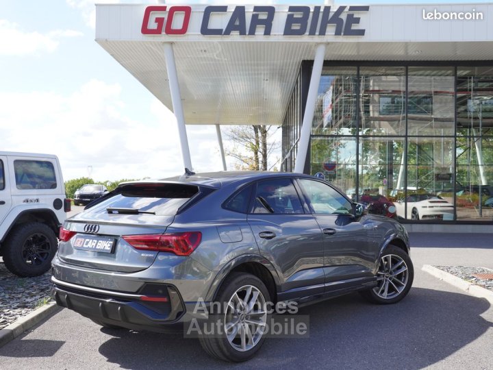 Audi Q3 Sportback 35 TDI 150CH S-Line Garantie 6 ans Suivi Pack black Hayon &eacute;lectrique Si&egrave;ges chauffants Cam&eacute;ra de recul Feux LED GPS 19P 519-mois - 3